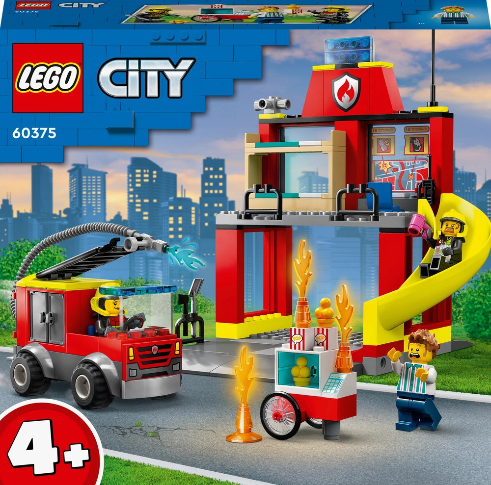 #2 - 60375 LEGO City Fire Brandstation og brandbil