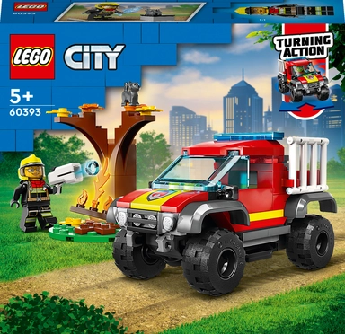 60393 LEGO City Fire Firhjulstrukket redningsvogn