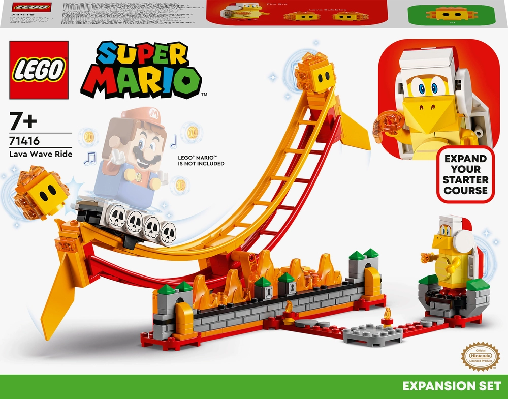 Billede af 71416 LEGO Super Mario Lavabølge-forlystelse - udvidelsessæt
