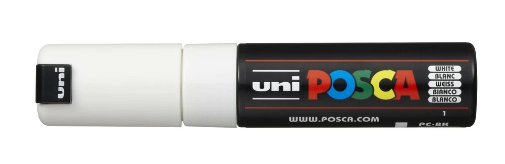 Paintmarker Uni POSCA pc-8k hvid