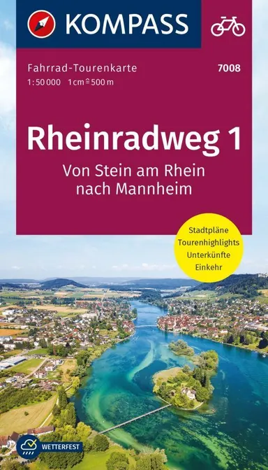 Rheinradweg 1: Vom Stein am Rhein (Bodensee) nach Mannheim