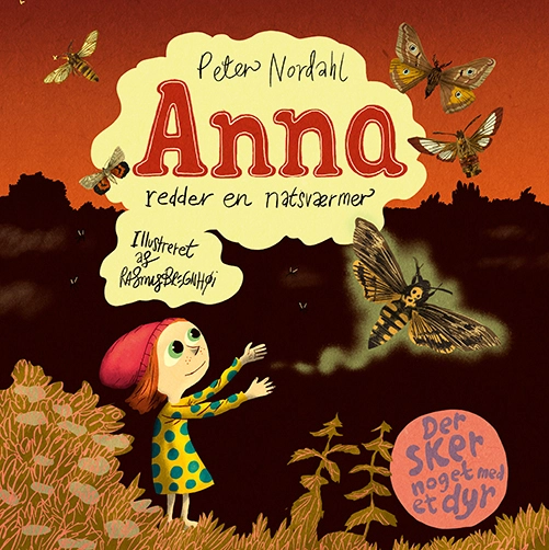 Billede af Anna redder en natsværmer