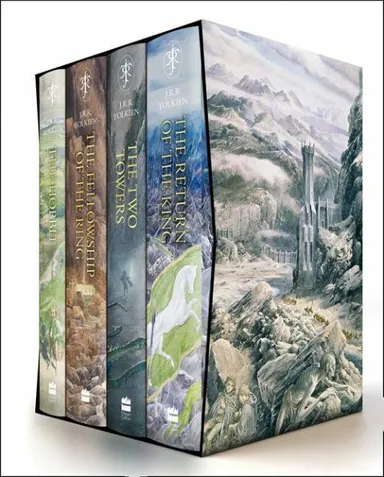 The Hobbit & The Lord of the Rings Boxed Set (HB) - (4 volumes box)