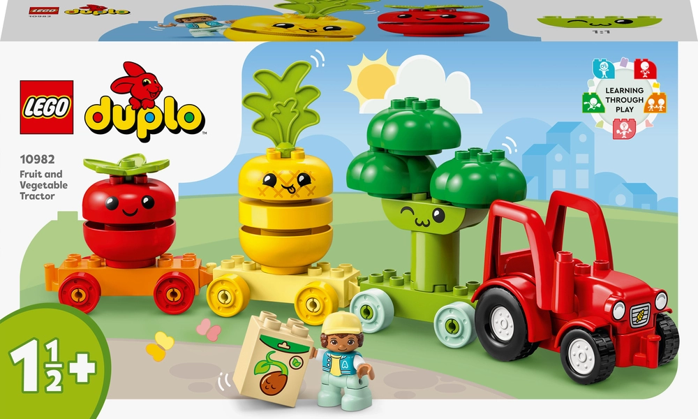 #2 - 10982 LEGO DUPLO My First Traktor med frugt og grøntsager