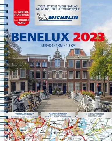 Michelin Tourist & Motoring Atlas Benelux & North of France 2023