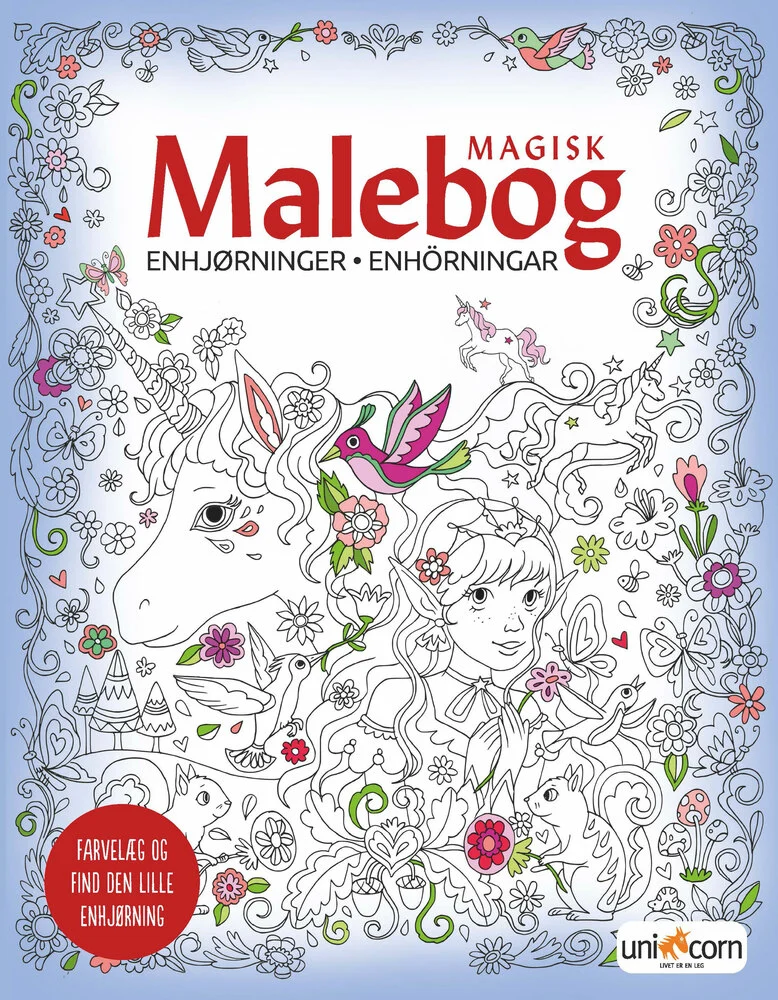 Billede af Magisk Malebog - Enhjørninger