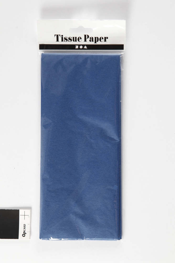 9: Silkepapir blå 10 ark 50x70 cm 14 g.