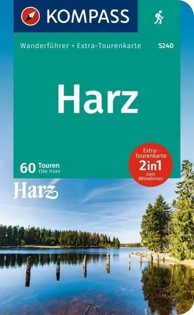 Harz: Wanderführer mit Extra-Tourenkarte