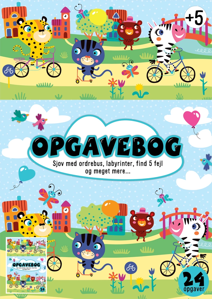 Billede af Opgavebog Blå 24 opgaver