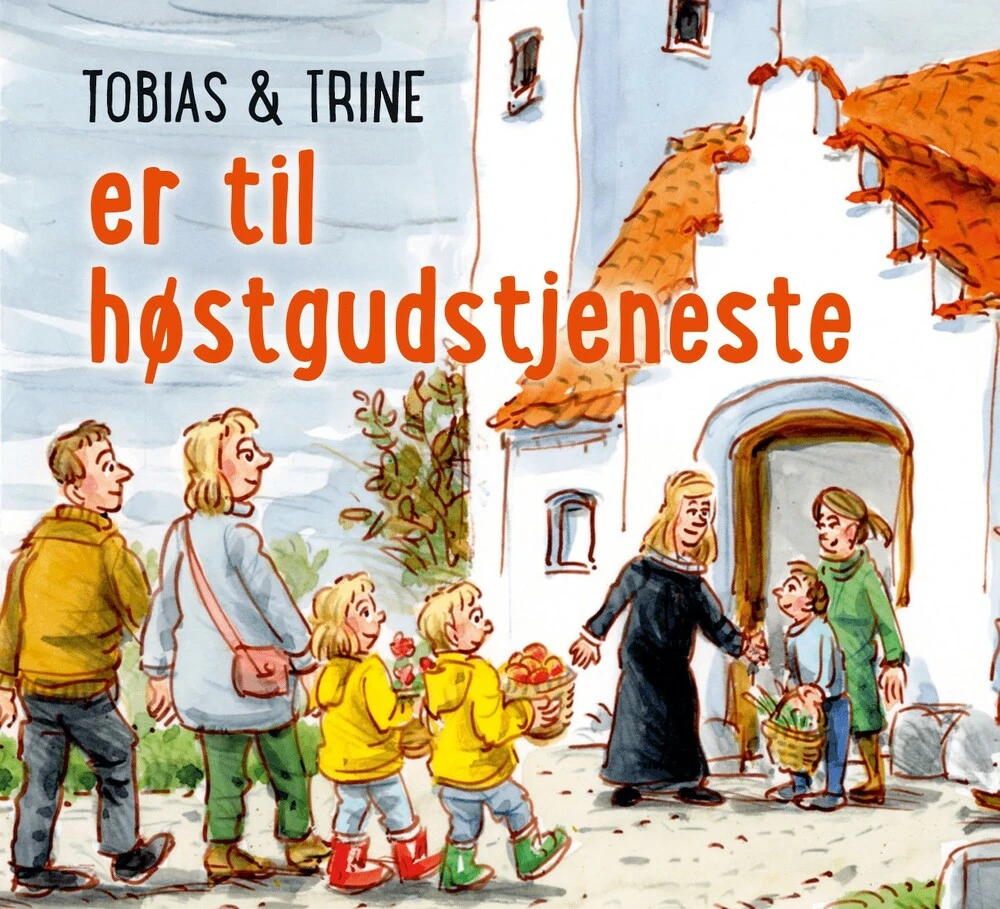 Billede af Tobias & Trine er til høstgudstjeneste