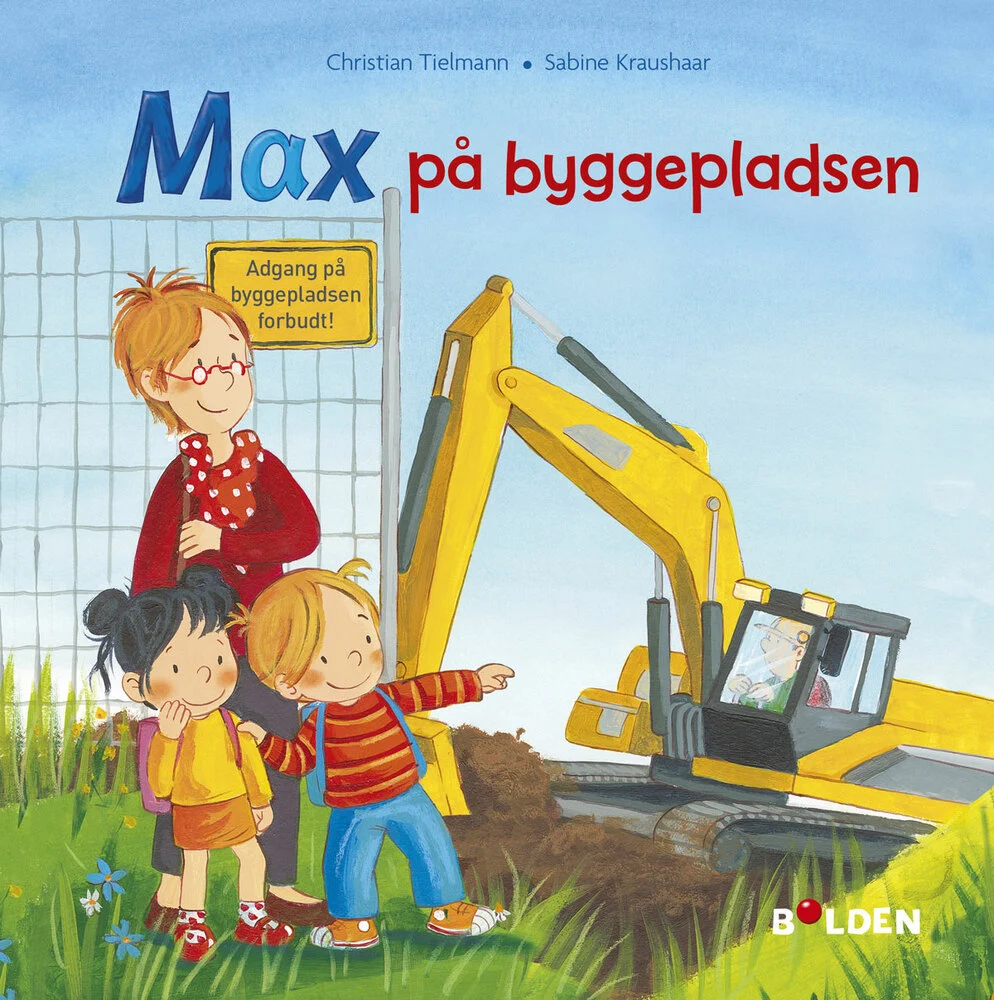 Billede af Max på byggepladsen
