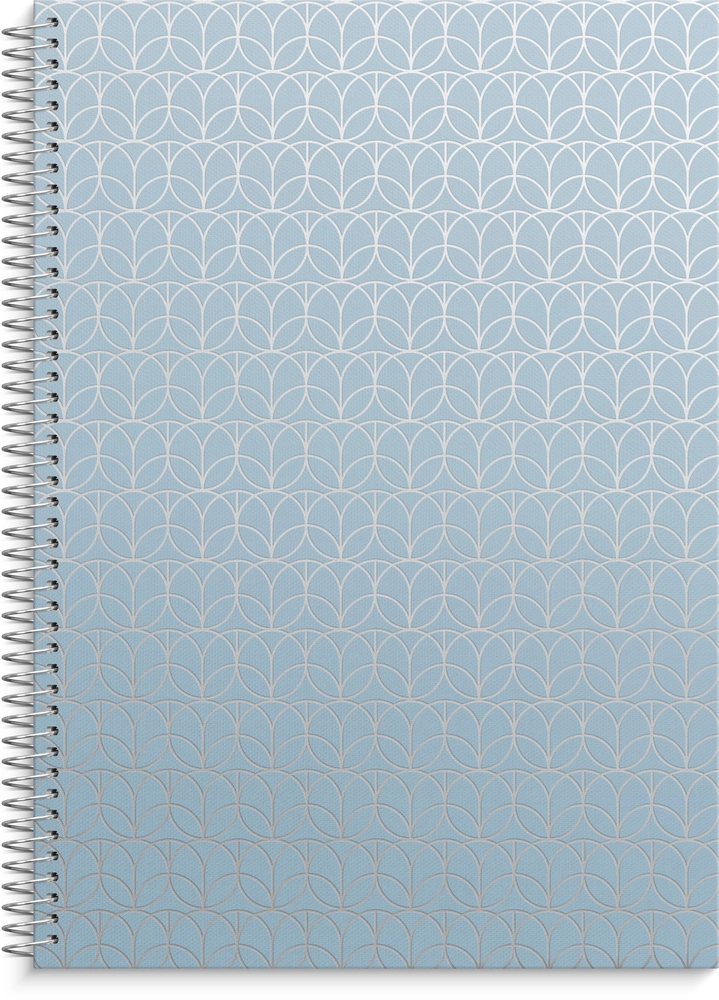 Mayland A4 notesbog lyseblå