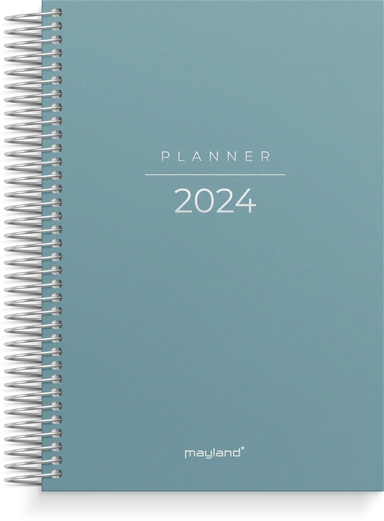 Kalender 2024 dag isblå