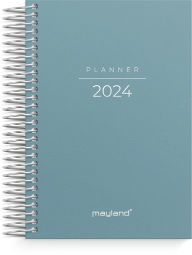 Kalender mini 2024 dag isblå