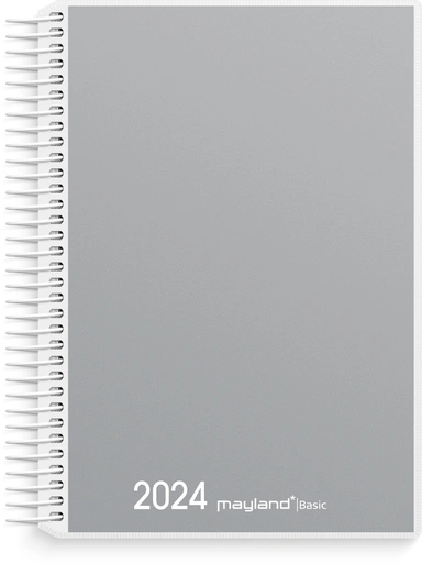 Kalender basic 2024 dag grå