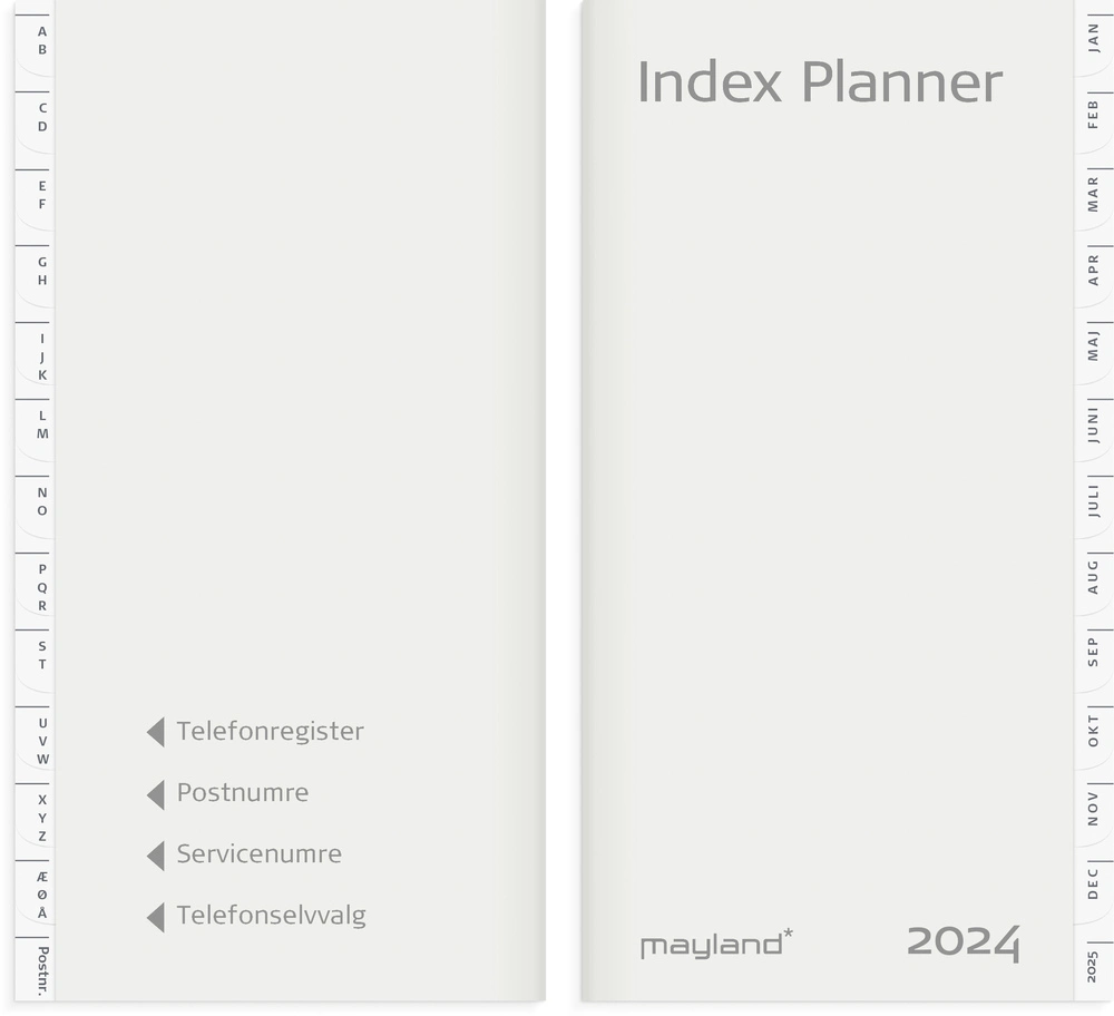 Index planner 2024 refill m/tlf