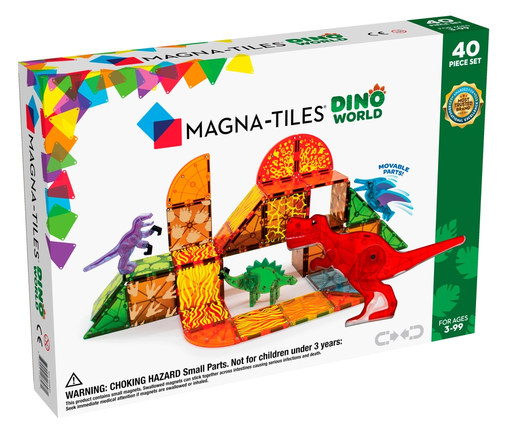 12: Magna-Tiles Dino World 40 stk