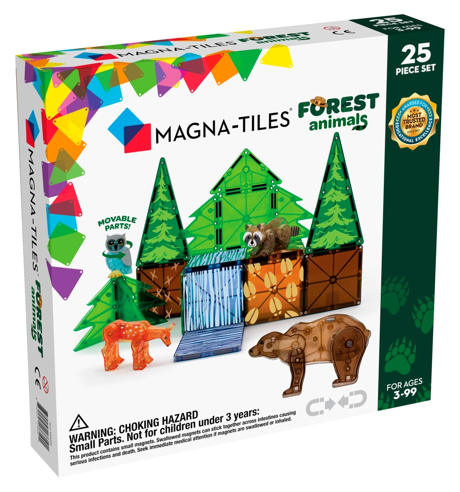 11: Magna-Tiles Forest Animals 25 stk