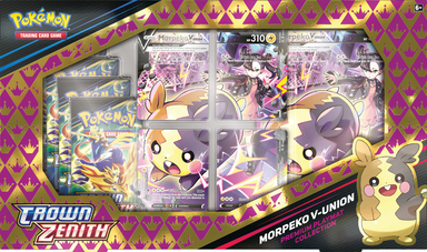 Pokémon V-UNION Box: Crown Zenith - Morpeko Premium Playmat Collection