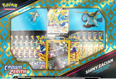 Pokémon Box: Crown Zenith - Shiny Zacian/Zamazenta Premium Figure Collection