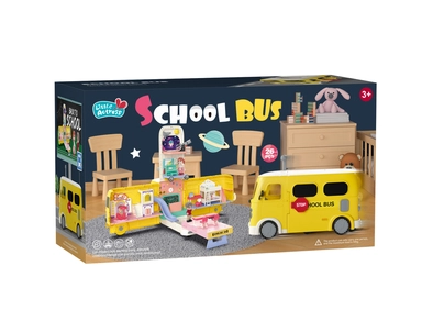 2 i 1 Skolebus og dukkehus