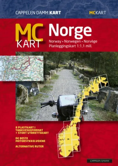 Billede af MC-kart Norge : planleggingskart 1:1,1 mill.