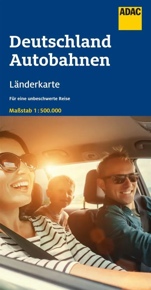 Billede af ADAC LänderKarte Deutschland Autobahnen