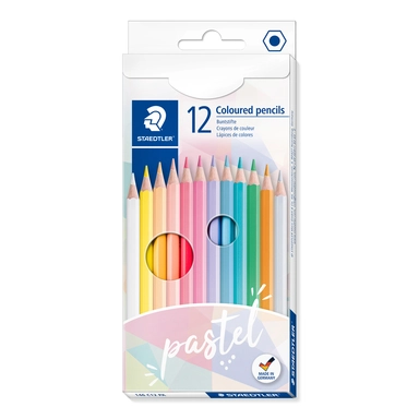 Farveblyant STAEDTLER pastel 12 asst