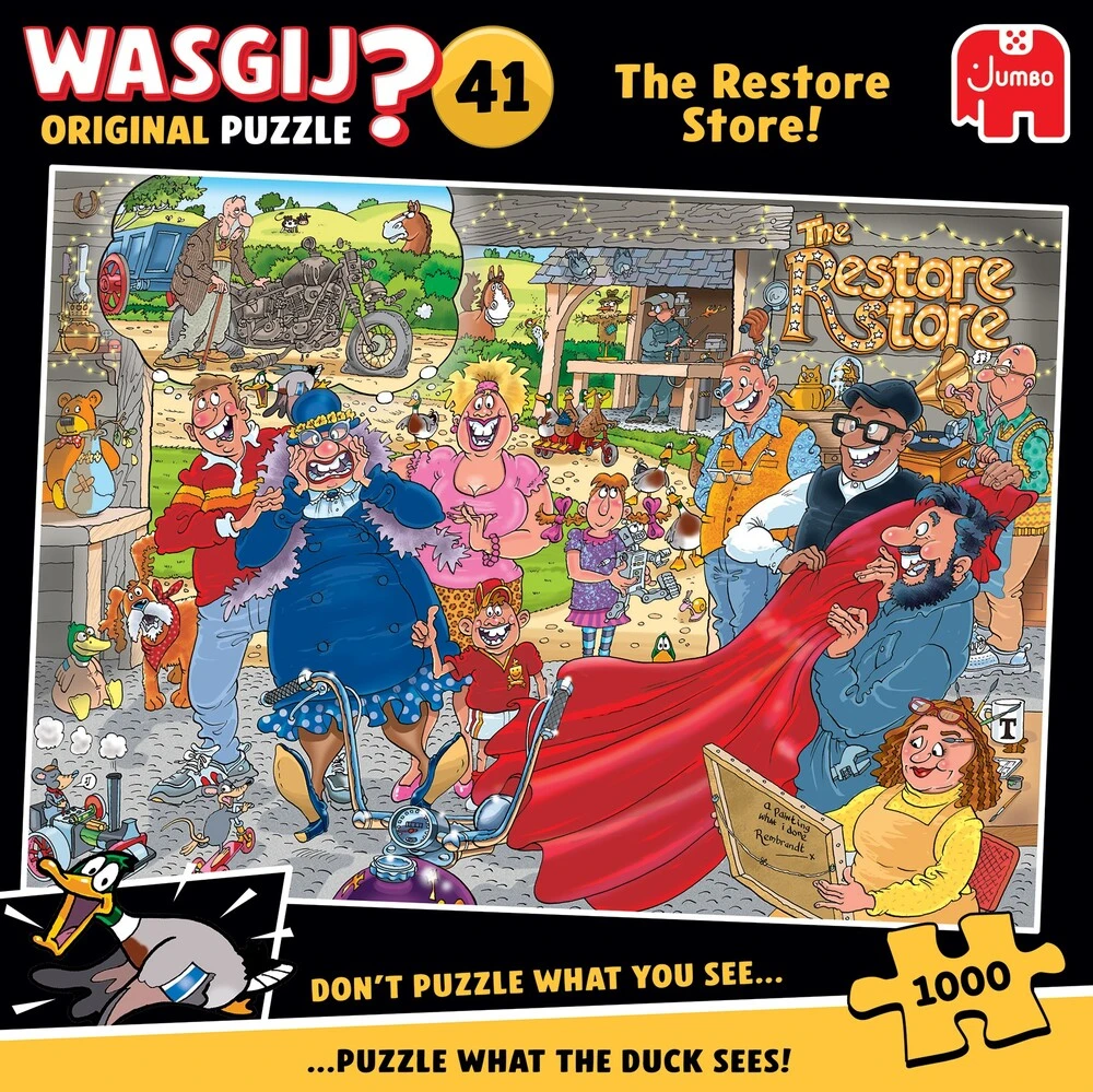 Wasgij Original 41 The Restore Store! 1000 brikker billede