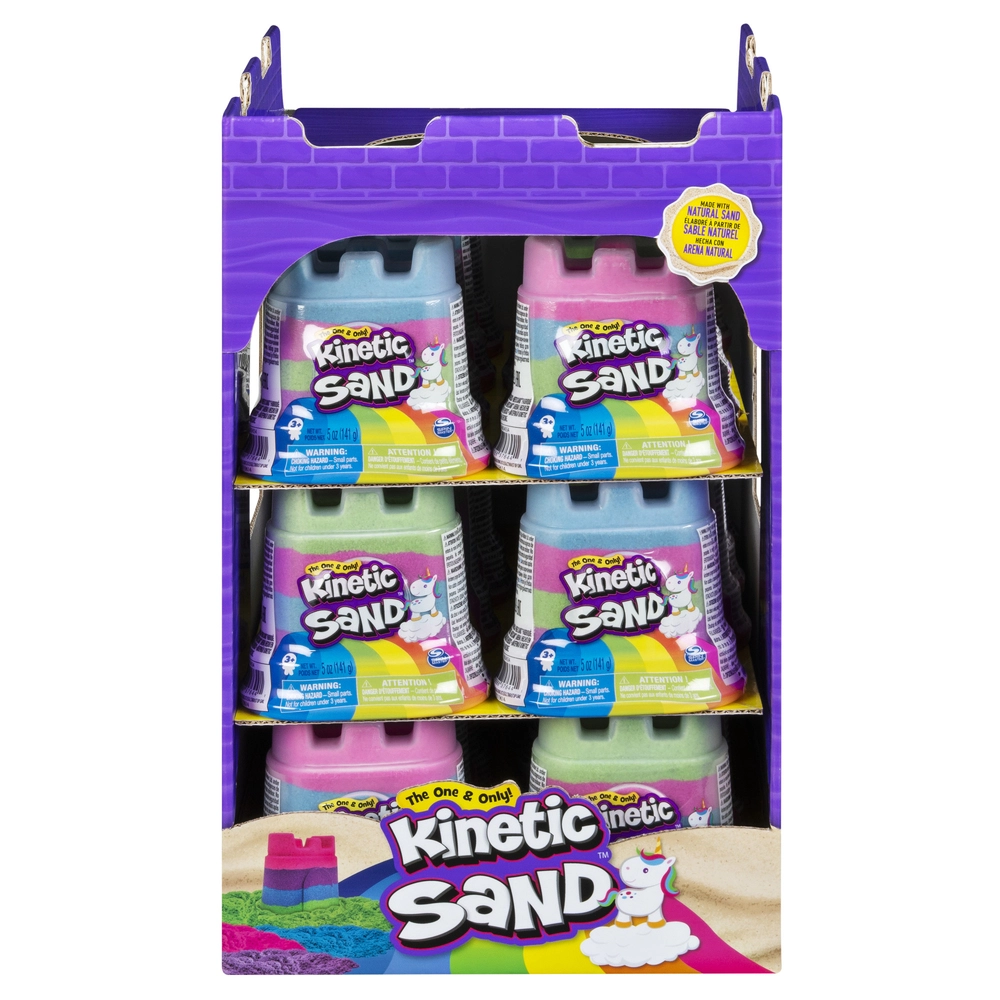 Kinetic Sand Rainbow Unicorn Castle ass