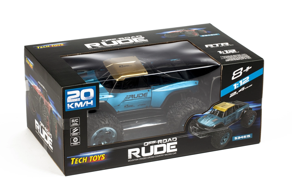 RC Rude Off-Road metal blå/guld