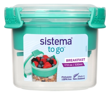 SISTEMA BREAKFAST TO GO 530 ML BØTTE