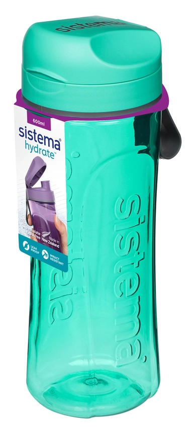 DRIKKEFLASKE SISTEMA 600ML TRITAN SWIFT BOTTLE ASS
