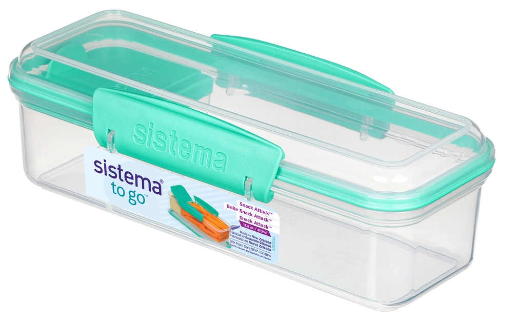 Sistema To Go Snack Attack Madkasse 410 ml Minty Teal