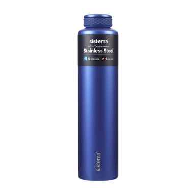 SISTEMA DRIKKEFLASKE CHIC Stainless Steel 600 ml ASS FARVER