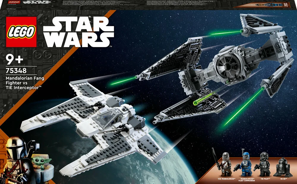 #2 - 75348 LEGO Star Wars Mandaloriansk Fang-jager mod TIE Interceptorâ¢