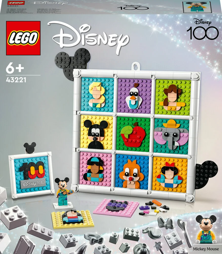 7: 43221 LEGO Disney Classic 100 år med Disney-ikoner