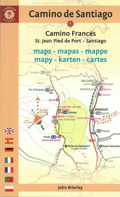 Camino de Santiago Maps: St. Jean Pied de Port - Santiago de Compostela