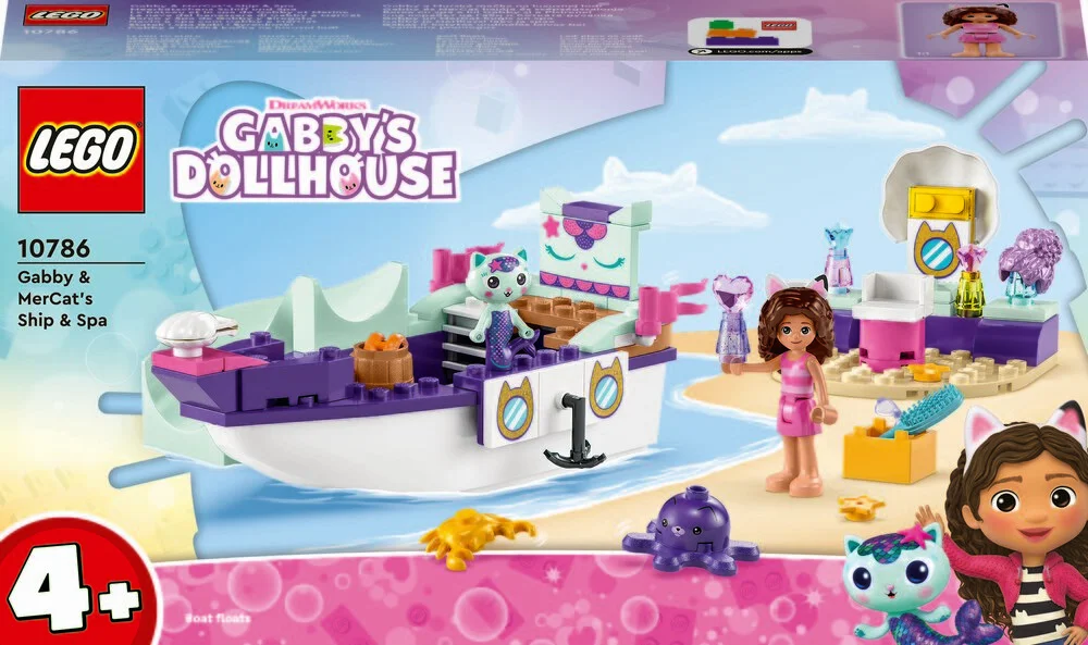 Billede af 10786 LEGO Gabby's Dollhouse Gabby og Havkats skib og badeland