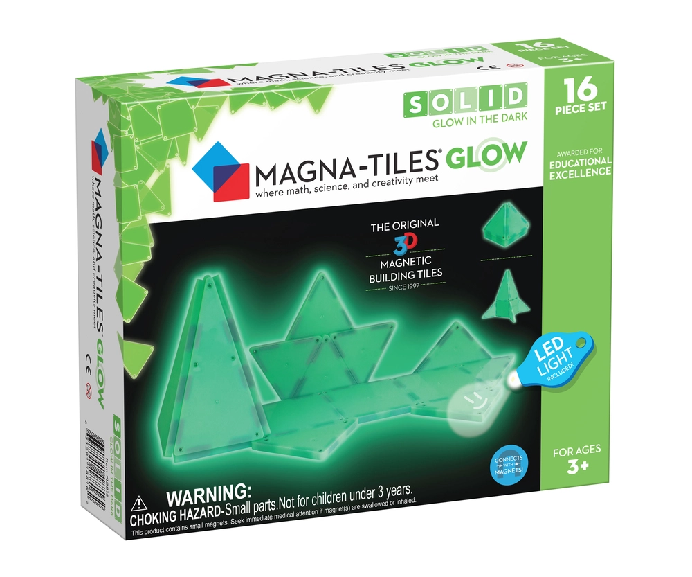 10: Magna-Tiles Glow expansion sæt 16 stk