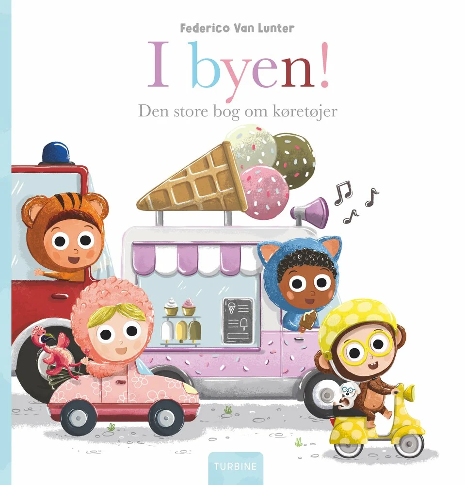 Billede af I byen! Den store bog om køretøjer
