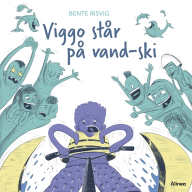 Viggo står på vandski