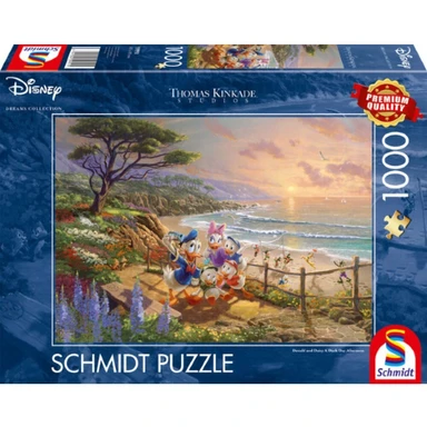 Puslespil Disney Donald & Daisy A Duck Day 1000 brikker