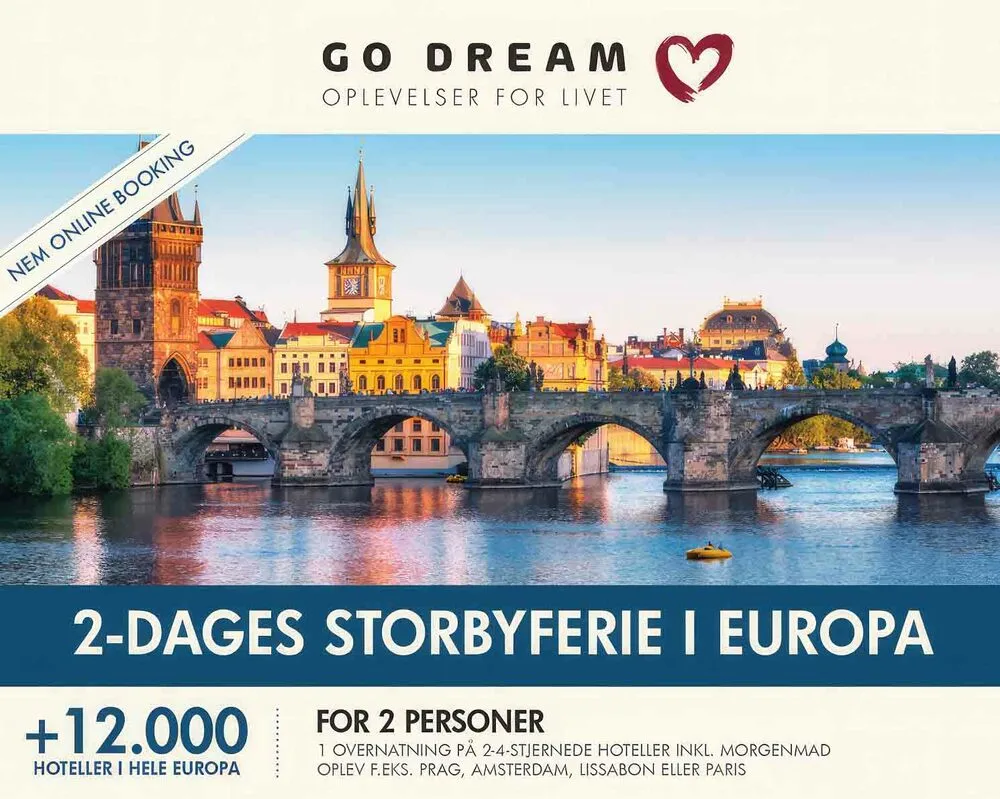 Billede af GO DREAM 2 dages storbyferie i Europa