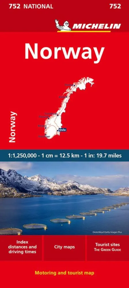 Billede af Norway - Michelin National Map 752