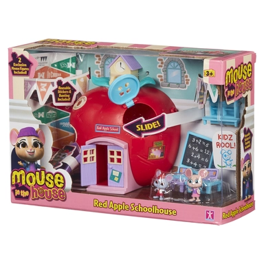 Mouse in the House the red apple school playset