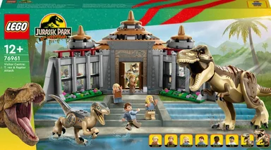 76961 LEGO Jurassic World Besøgscenter T. rex- og raptor-angreb