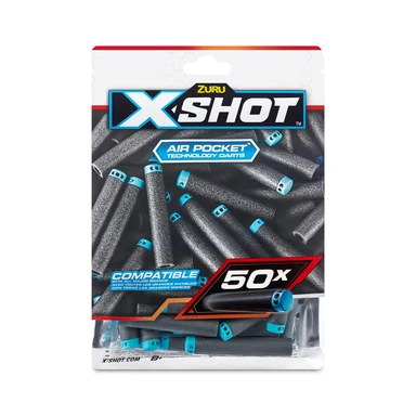 X-shot Excel 50PK Refill Darts Foilbag