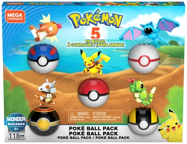 MEGA Pokémon Poké Ball 5-Pak