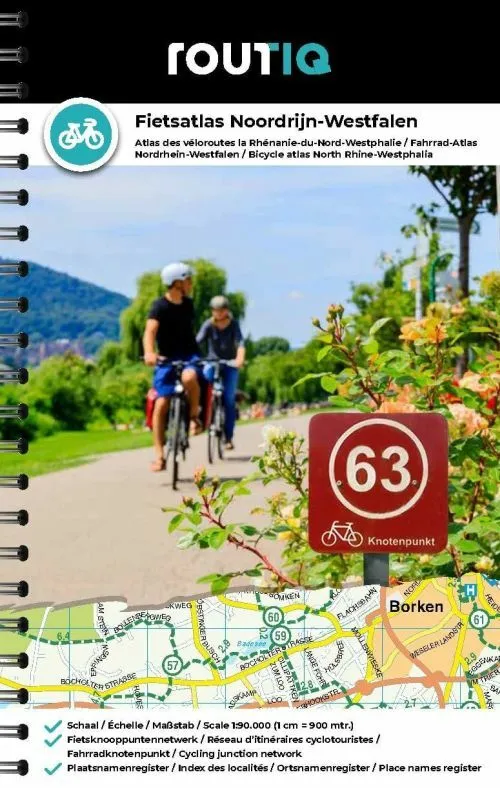 Billede af Bicycle atlas North Rhine-Westphalia